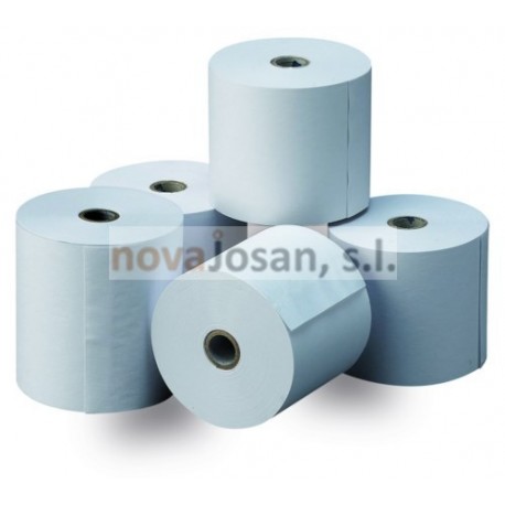 Rollos de papel térmico tamaño 80 x 80 x 12 m